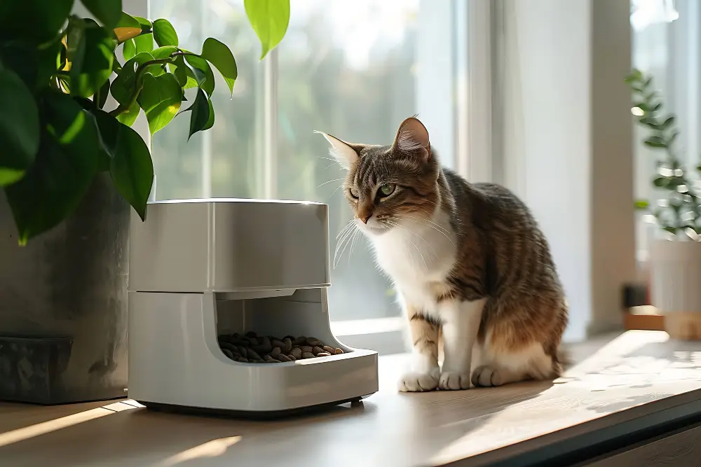 View-of-automatic-smart-feeder-for-pets